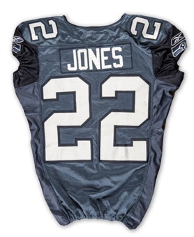 2006 Julius Jones Seattle Seahawks Game Worn Home Jersey